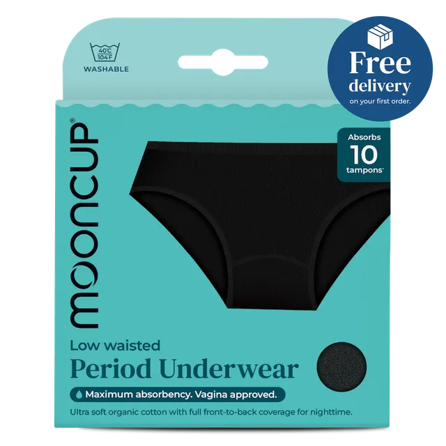 mooncup-original-culotte-menstruelle-taille-basse-flux-fort image 1
