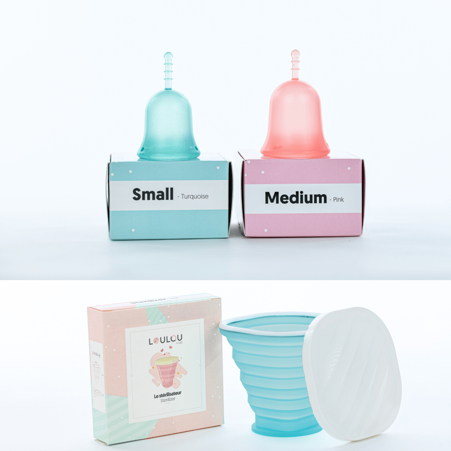 louloucup-rose-classique-coupe-menstruelle-pack-2-st-rilisateur image 1