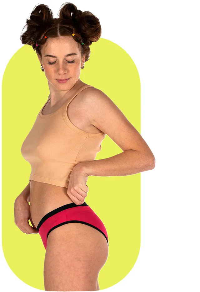 fluyda-teen-slip-menstruel-ado-noir-fibres-recycl-es-13-14-ans image 1