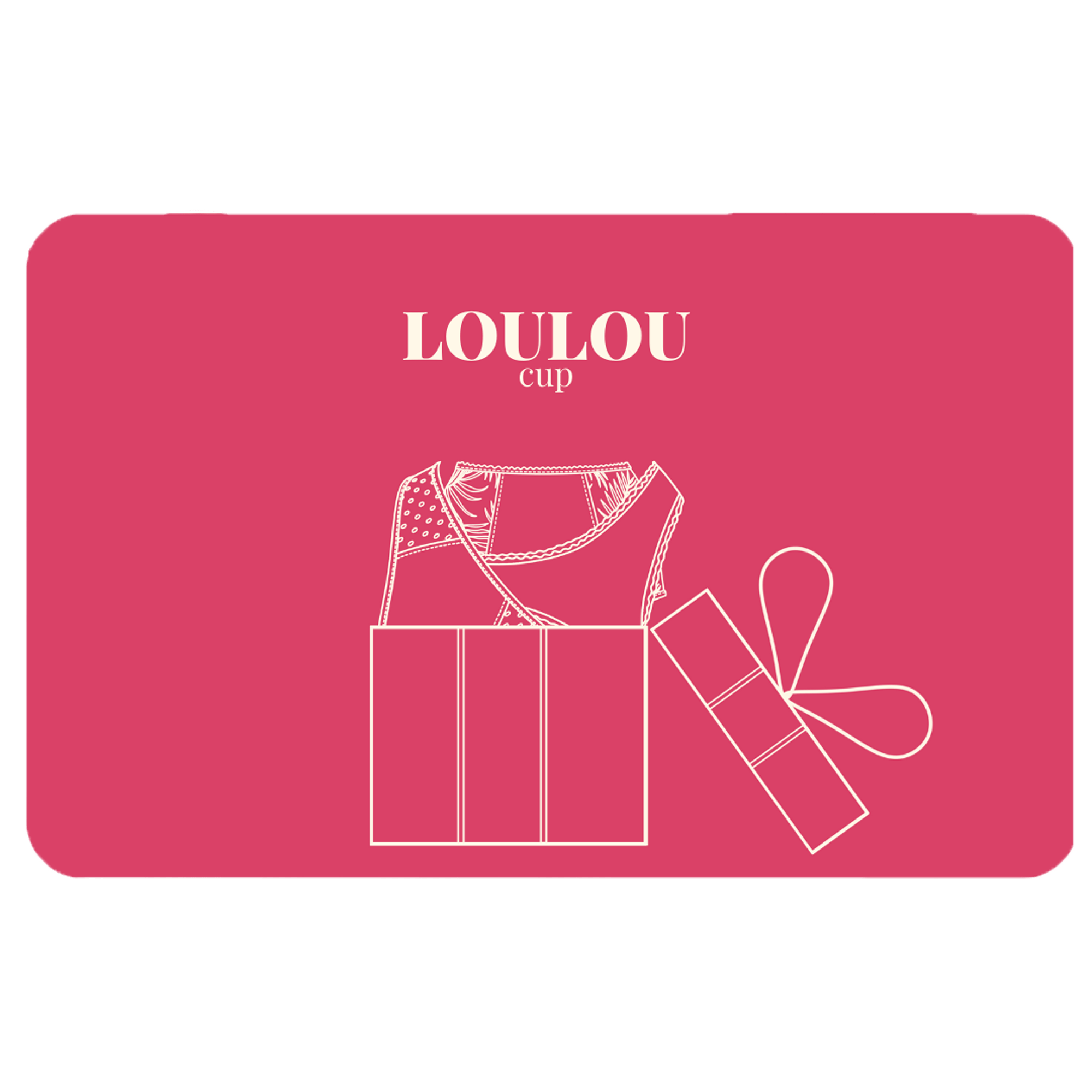 louloucup-rose-classique-carte-cadeau-culotte-menstruelle-montant-au-choix image 1