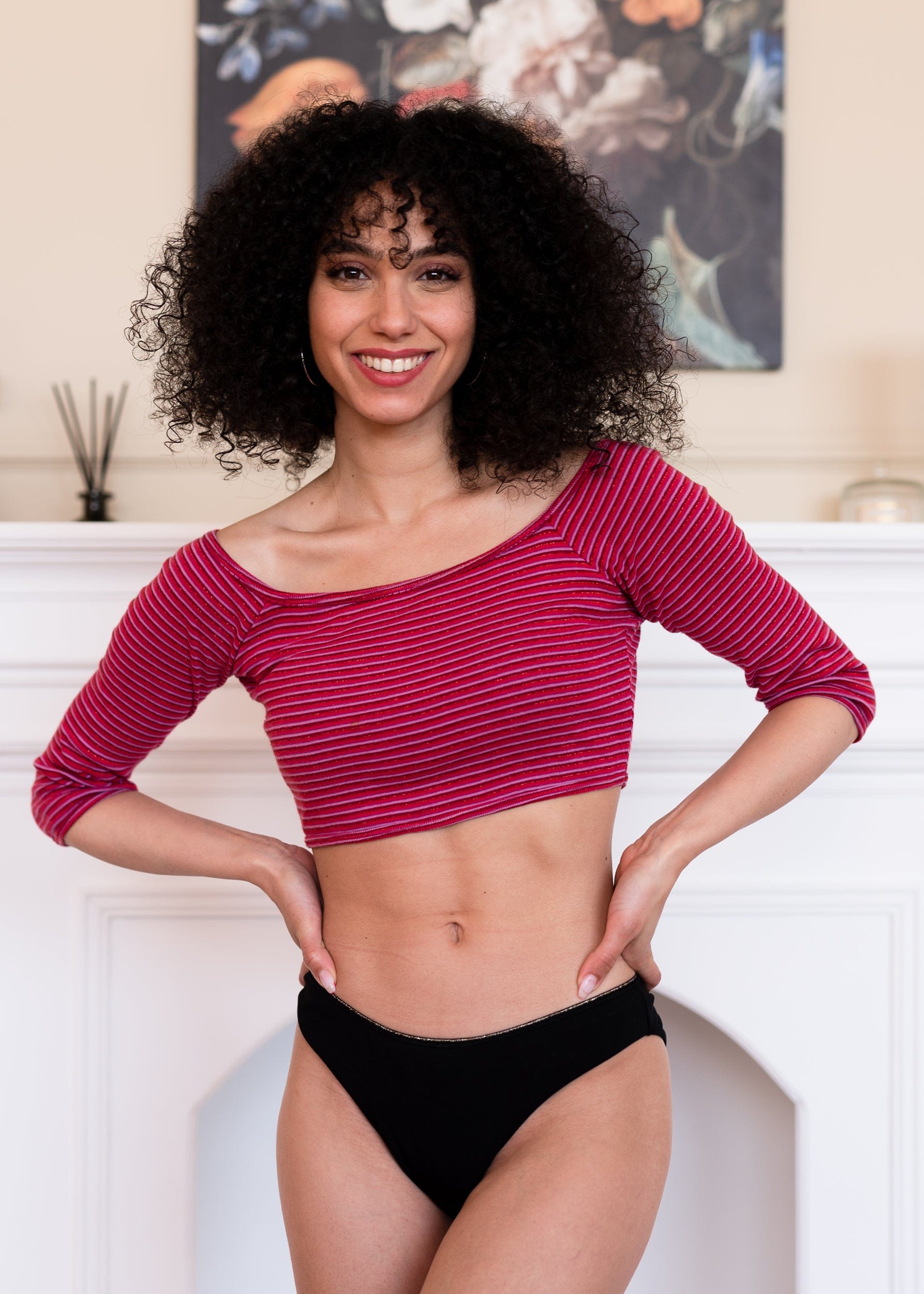 louloucup-lucie-culotte-menstruelle-noire-coton-bio-flux-moyen-m image 3
