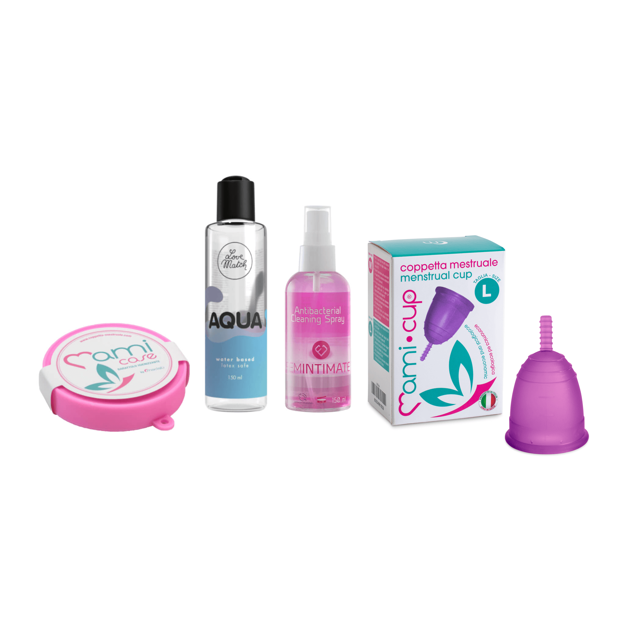 mamicup-kit-base-coupe-menstruelle-rose-taille-m-silicone image 6