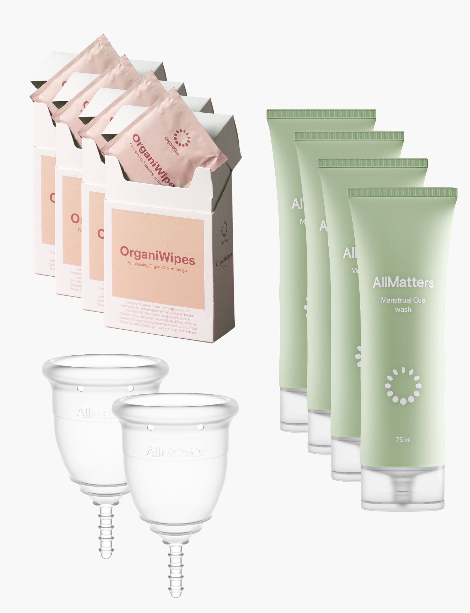 allmatters-organicup-coupe-menstruelle-kit-complet-2-coupes-taille-a image 1