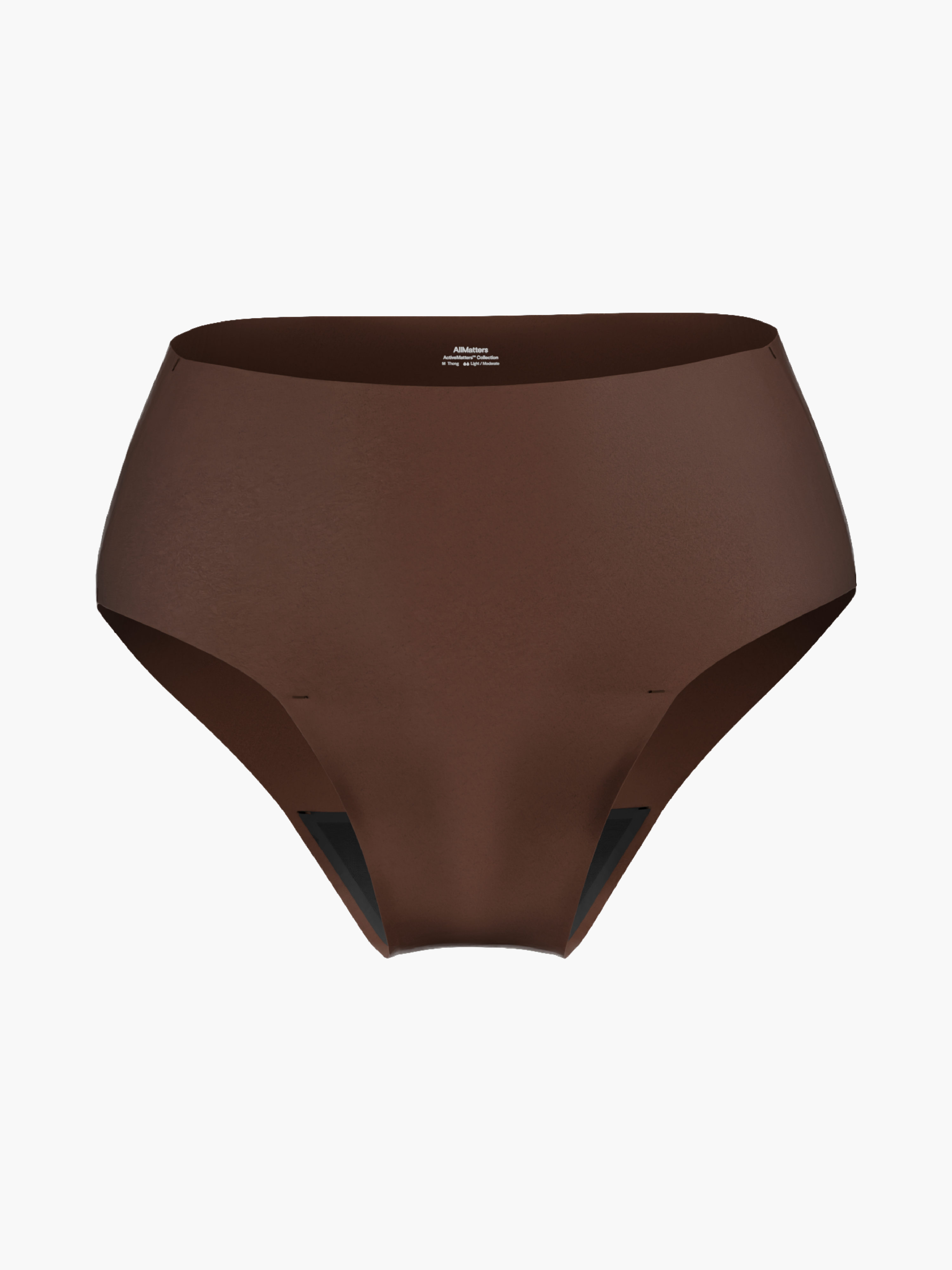 allmatters-active-high-waist-culotte-menstruelle-marron-3-tampons image 2