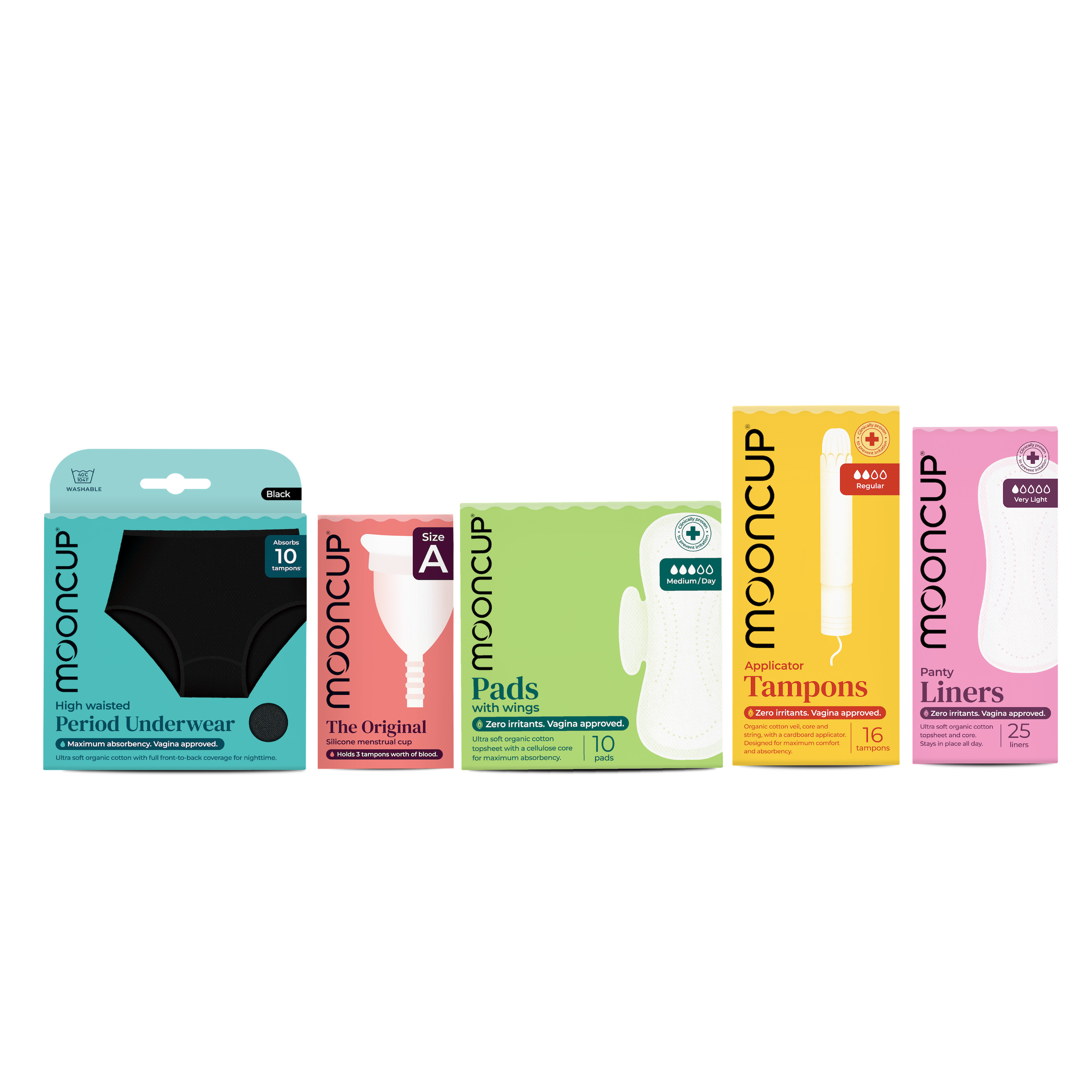 mooncup-original-kit-menstruel-culotte-taille-haute-durable image 1