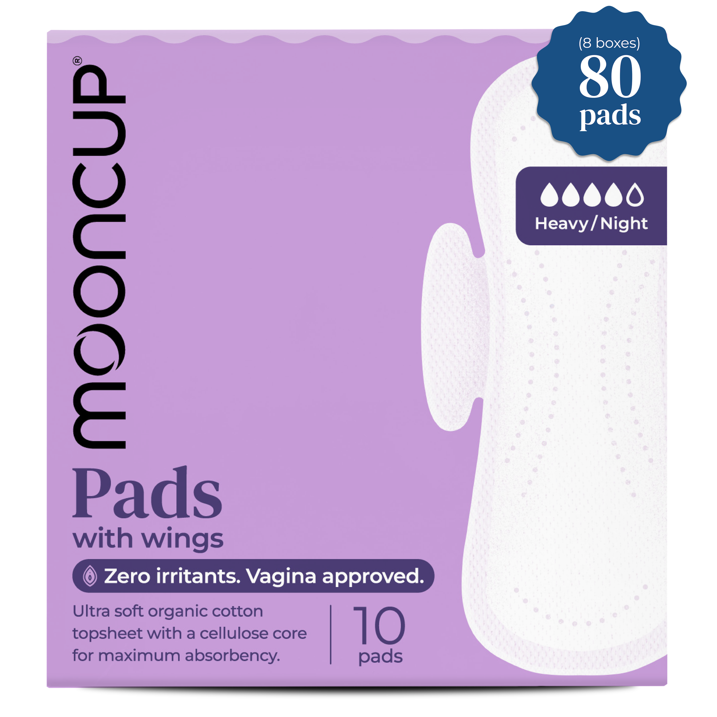 mooncup-original-lot-80-serviettes-menstruelles-nuit-flux-fort image 1