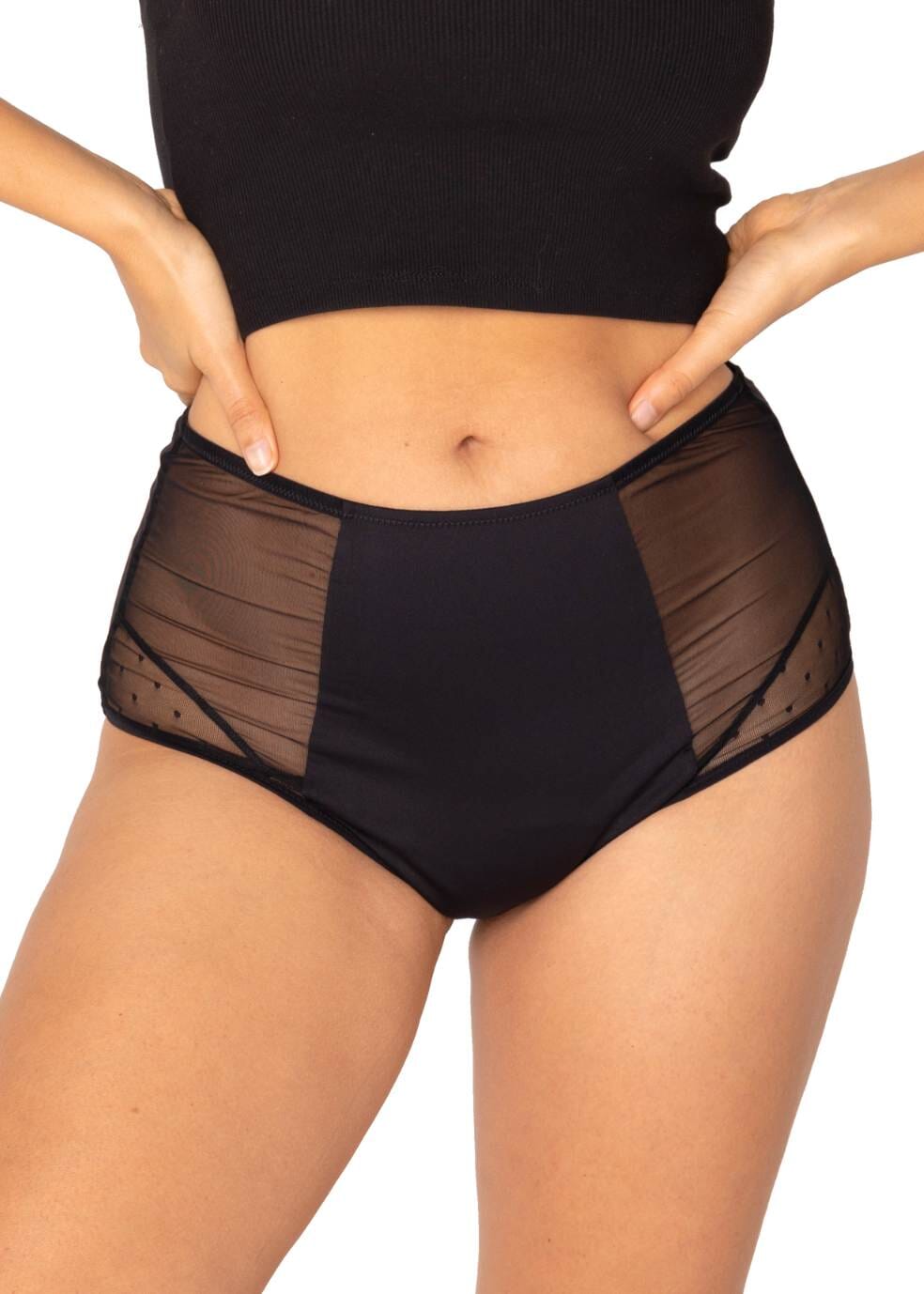 so-cup-honesta-culotte-menstruelle-taille-haute-noir-flux-moyen image 4