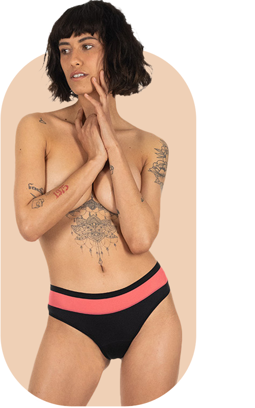fluyda-bloomin-slip-plus-culotte-menstruelle-noir-flux-abondant image 1