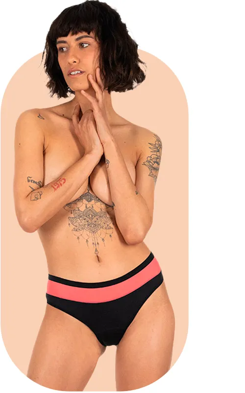 fluyda-bloomin-slip-plus-culotte-menstruelle-noir-flux-abondant image 1