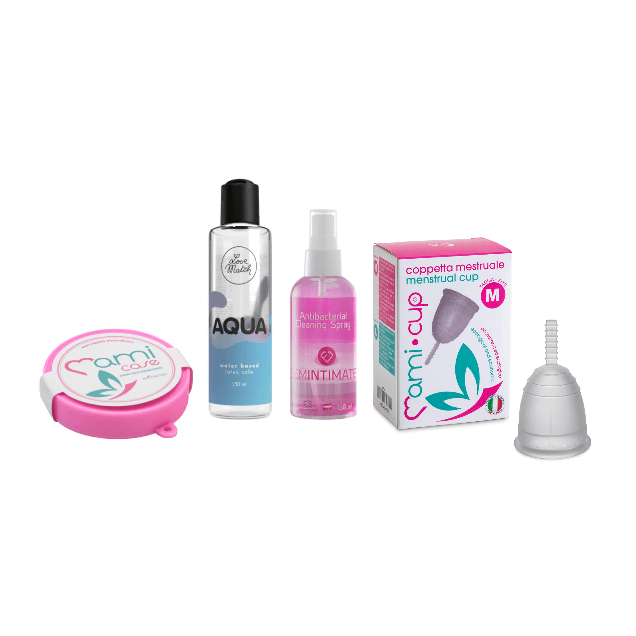 mamicup-kit-base-coupe-menstruelle-rose-taille-m-silicone image 7