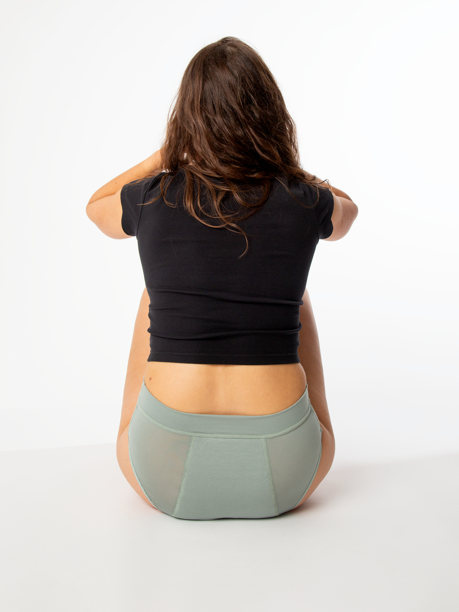 allmatters-overnight-high-waist-culotte-menstruelle-vert-sauge image 4
