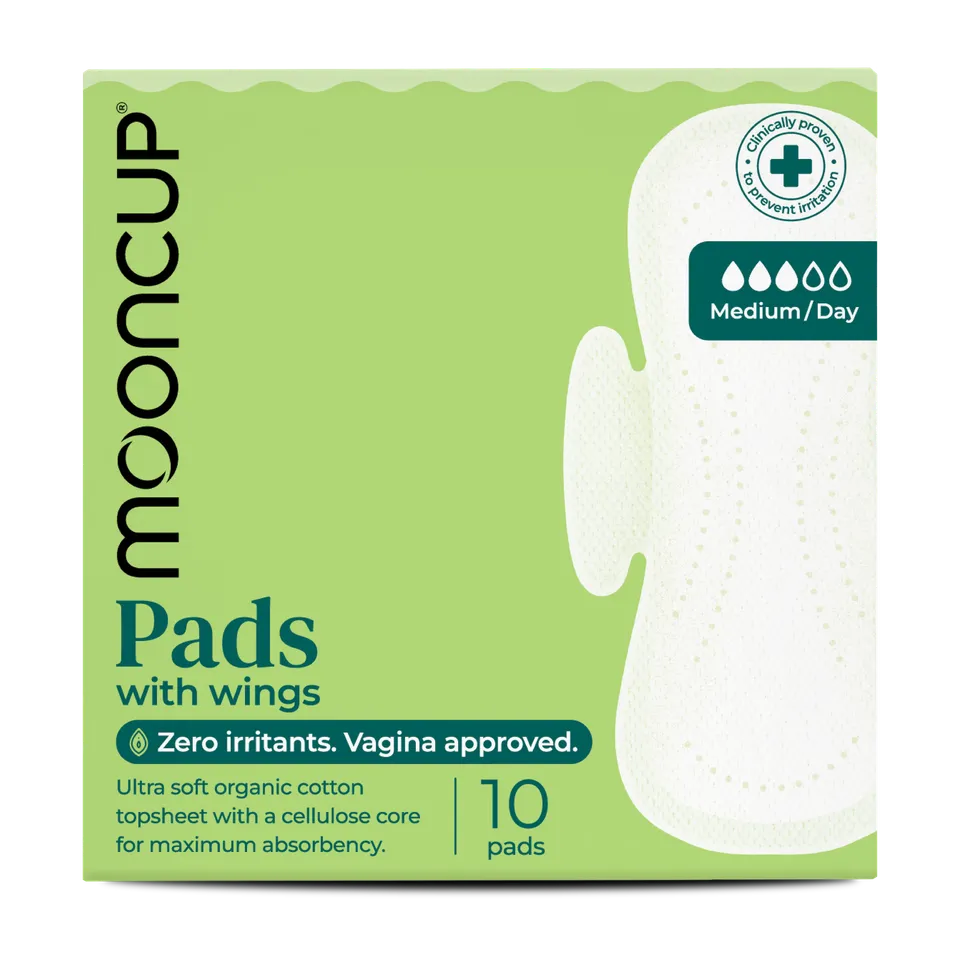 mooncup-original-serviette-lavable-flux-moyen-jour-coton-bio image 1