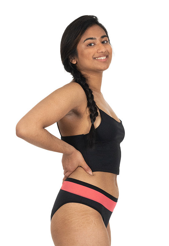 fluyda-bloomin-slip-culotte-menstruelle-noir-flux-moyen image 2