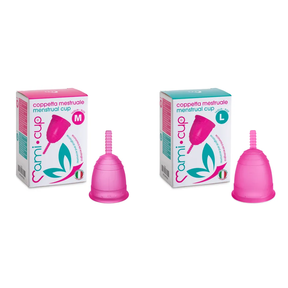 mamicup-kit-2-coupes-menstruelles-m-l-coupe-silicone-m-dical image 1