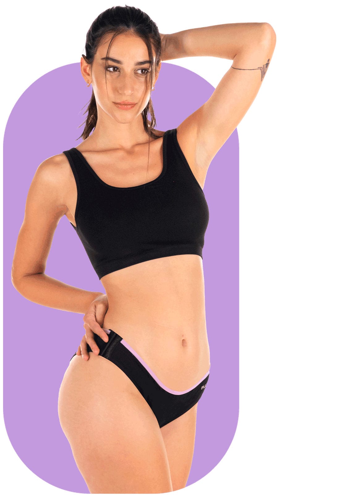 fluyda-travel-plus-slip-menstruel-noir-coton-bio image 1
