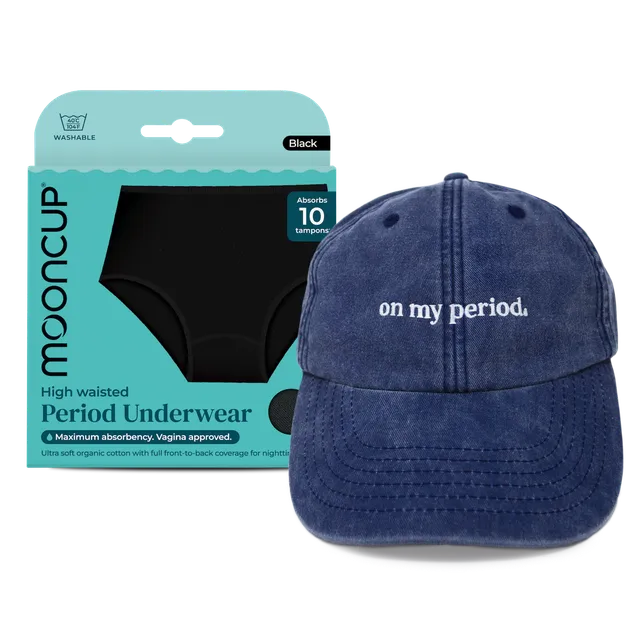 mooncup-original-culotte-menstruelle-casquette-on-my-period image 1