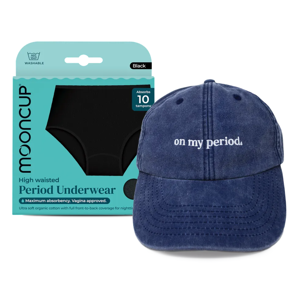 mooncup-original-culotte-menstruelle-casquette-on-my-period image 1
