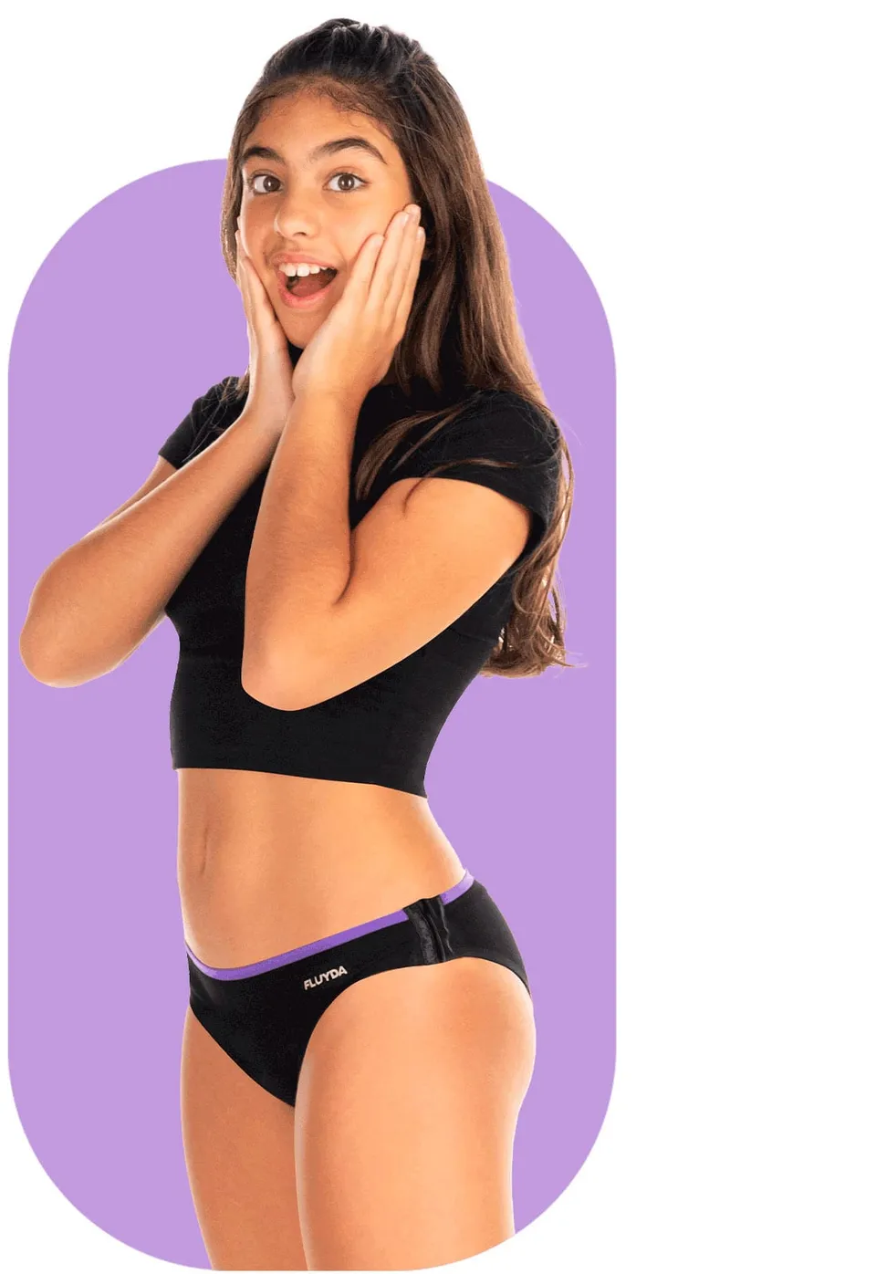 fluyda-teen-travel-culotte-menstruelle-ado-noir-flux-moyen image 1