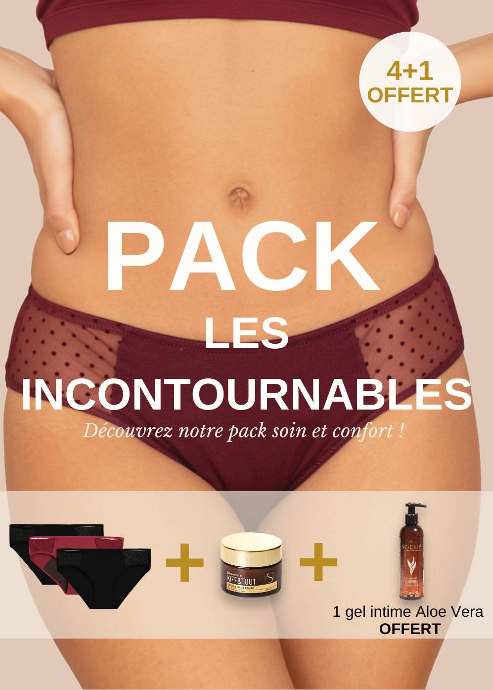 so-cup-gallica-pack-incontournables-culotte-menstruelle-x3-baume image 1